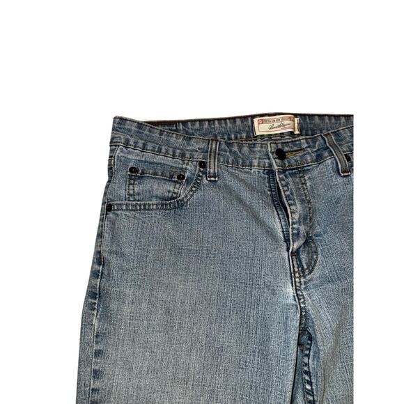 Levi Strauss Signature Low Rise Bootcut Jeans Misses 10 Medium Wash Denim - Picture 4 of 9